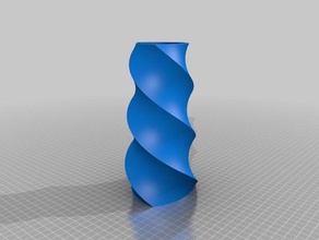 customizable reuleaux triangle vase containers openscad 3d print model - Mito3D