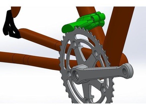 chain keeper replacement parts bike catcher derailleur drivetrain front guide shifting single 3d print model - Mito3D