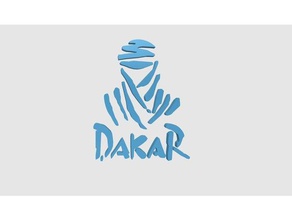 dakar logo L'impression 3d de vélo désert dune buggy monster truck motocross moteur 3d print model - Mito3D