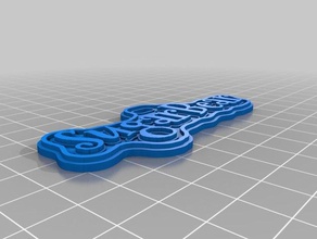 meine individuelle Weihnachts-Geschenk-tag Schilder & logos kundengebundene 3d print model - Mito3D