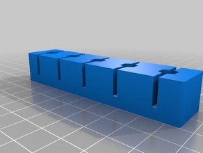 1x5 1mm araç sahipleri & kutu özelleştirilmiş 3d print model - Mito3D