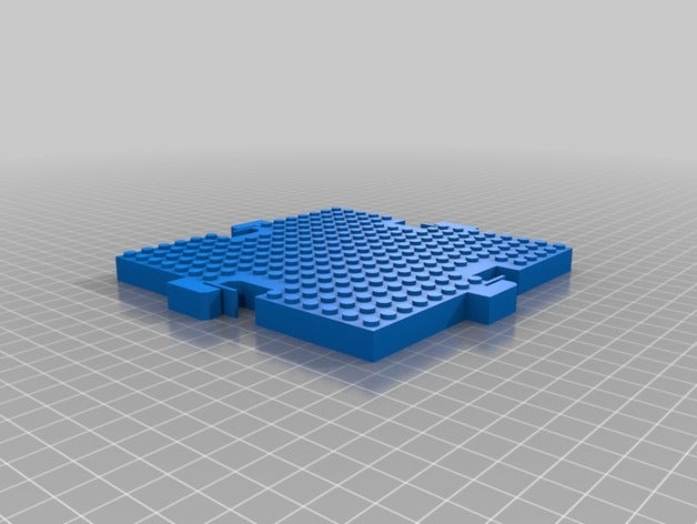 lego placa de construcción del módulo juguetes 3D print model - Mito3D