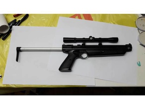 crosman 1377 optic holder new version gun optics weapon 3d print model - Mito3D