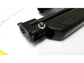 crosman 1377 frente barril titular apretado el arma de fuego 3d print model - Mito3D