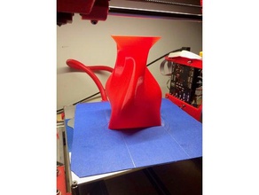 twisted triangle 1 decor vase mode 3d print model - Mito3D