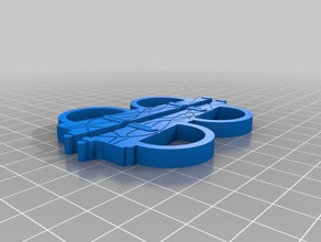 split ring sling los anillos 3d print model - Mito3D