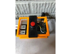 raspberry pi pára-choques botão titular eletrônica 3d print model - Mito3D