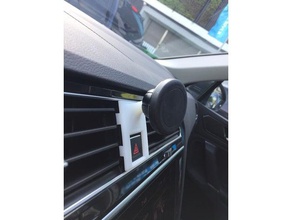 support de téléphone balle base montage vw volkswagen tiguan ii ad1 lhd mobile danger interrupteur lumière stand 3d print model - Mito3D