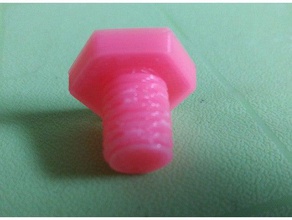 openscad metric thread approximation engineering bolt bolts library parametric part screw script 3d print model - Mito3D