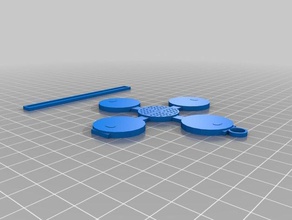 waffle iron cross 3d printing 3d print model - Mito3D