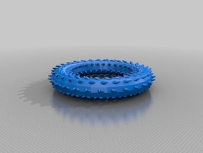 stachel-ring Ringe 3d print model - Mito3D