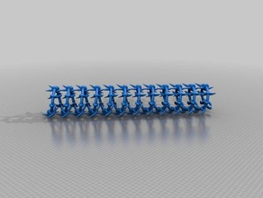 barbed wire stacheldraht models 3d print model - Mito3D
