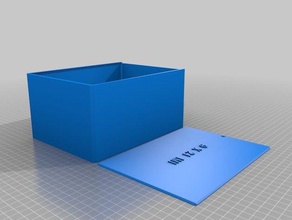 mi personalizados ronda de cuadro 9 a 21 los contenedores personalizado 3d print model - Mito3D