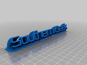 southern geek office customized 3d print model - Mito3D