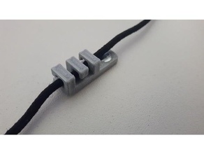 Kopfhörerkabel magnetischen Halter audio Kabel Kabel-Halter Kopfhörer magnetic 3d print model - Mito3D