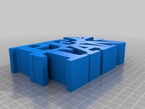 meine cupeytanstomized variable Wort Skulptur Skulpturen kundengebundene 3d print model - Mito3D