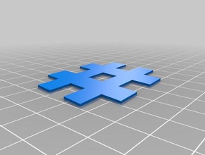 hashtag 3d printing hash tag 3d print model - Mito3D