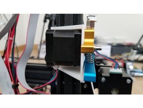 tevo tarantula stock extruder mount bracket stepper damper 3d printer parts mounting 3d print model - Mito3D