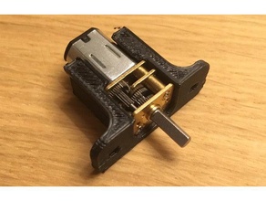 micro supporto motore la robotica l'elettronica micromotore micromotorreductor 3d print model - Mito3D