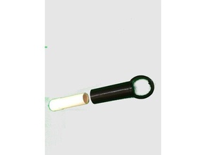 bigger chapstick holder lippenbalsam halter gro tool holders & boxes 3d print model - Mito3D