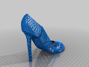 de voronoi la chaussure mode 3d print model - Mito3D