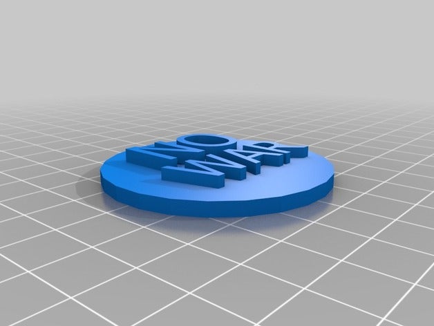 no war 3d printing krieg stop stopp 3D print model - Mito3D