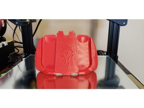 nintendo switch comfort grip - smoothed sides horde+blank video games 3d print model - Mito3D