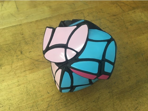 helicoptrahedron puzzle Rätsel cube Dodekaeder Helikopter Hexaeder karate HUMMER rhombische rubik rubiks Rubrik ryan Strahl Tetraeder 3D print model - Mito3D