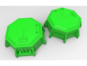 imperial bunker edifícios e estruturas 28mm quartel deffence miniatura estrutura 3d print model - Mito3D