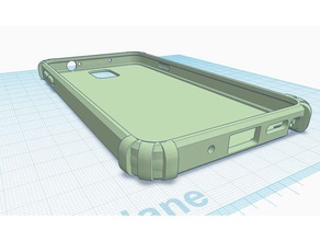 galaxy note 3 flex el teléfono móvil caso flexible galaxia nota samsung 3d print model - Mito3D