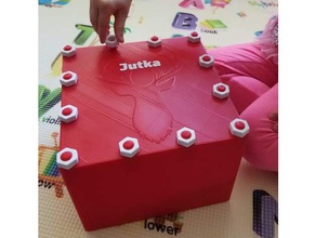 grand gamin boîte à trésor jouets & jeux mécanique jouet 3d print model - Mito3D