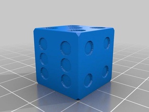 Würfel normal kundengebundene 3d print model - Mito3D