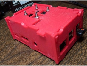 credo's raspberry pi case lid 30mm fan vent electronics 3d print model - Mito3D