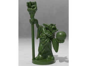 orc shaman toy & game accessories d&d dnd dungeons dragons figure miniature miniatures tabletop wargaming 3d print model - Mito3D