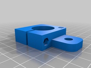 22mm bearing clamp diy Lager Klemme 3d print model - Mito3D