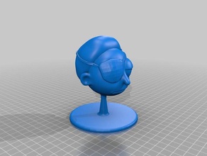 mal morty bobble head affichage remix jouets & accessoires de jeux d'affichage tête rick printemps 3d print model - Mito3D