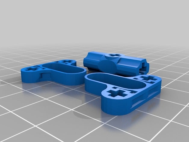 lego teknik Üçgen açı 3d baskı 3D print model - Mito3D