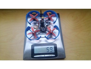 mini quadricoptère 84mm 90mm r c véhicules micro brushless micro-cadre miniquad cadre quad quadcopter frame minuscule whoop 3d print model - Mito3D
