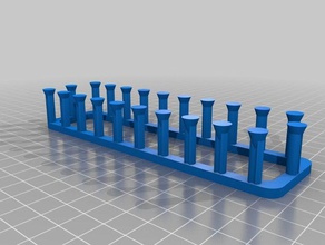 carré de tricot métier à tisser outils personnalisé 3d print model - Mito3D