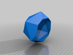 geométricas maceta decoración 3d print model - Mito3D