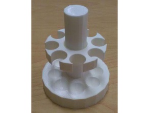 test-tube rack 3d printing szmg project 3d print model - Mito3D