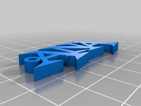 ana llaveros personalizado 3d print model - Mito3D