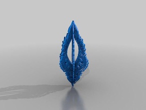 ornamental flame sculptures 3d print model - Mito3D