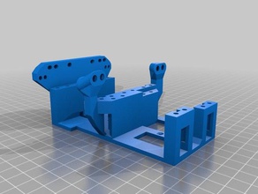 inmoov servo cama robótica suporte do 3d print model - Mito3D