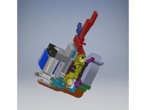 hipercubo evolution x-transporte integrado de piezo Impressora 3d peças evolução piezoelétricos disco z-sensor precisão 3d print model - Mito3D
