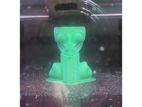little alien creatures bust 3d print model - Mito3D