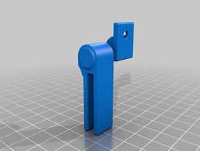 small hinge 4mm acrylic sheet replacement parts plexiglass 3d print model - Mito3D
