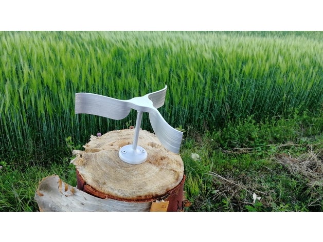 anemometer klein wind gauge 3D print model - Mito3D