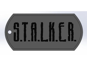 token de stalker accesorios 3d print model - Mito3D