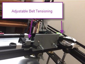 tronxy x5s belt tensioner adjustment kit 3d printer parts 3d print model - Mito3D
